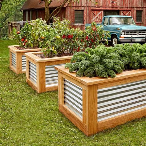 steel elevated planter box|above ground garden planter boxes.